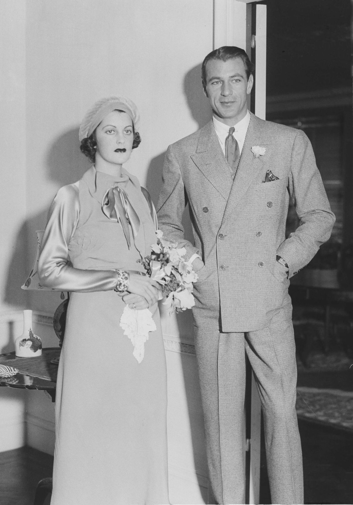 1933: Gary Cooper and Veronica Balfe